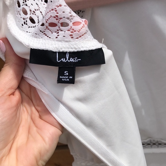LULUS Reach Out my Hand white skater dress in size small - Picture 11 of 12
